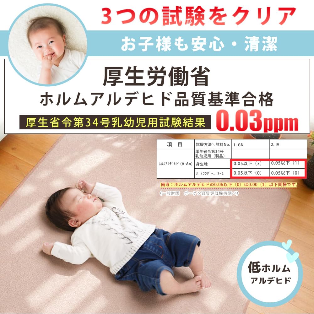 Amazon｜システムK 高反発ラグ 極厚25mm【防音・洗える】疲労軽減