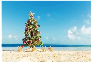 Tropical Beach Christmas Backdrop: Your Holiday Oasis