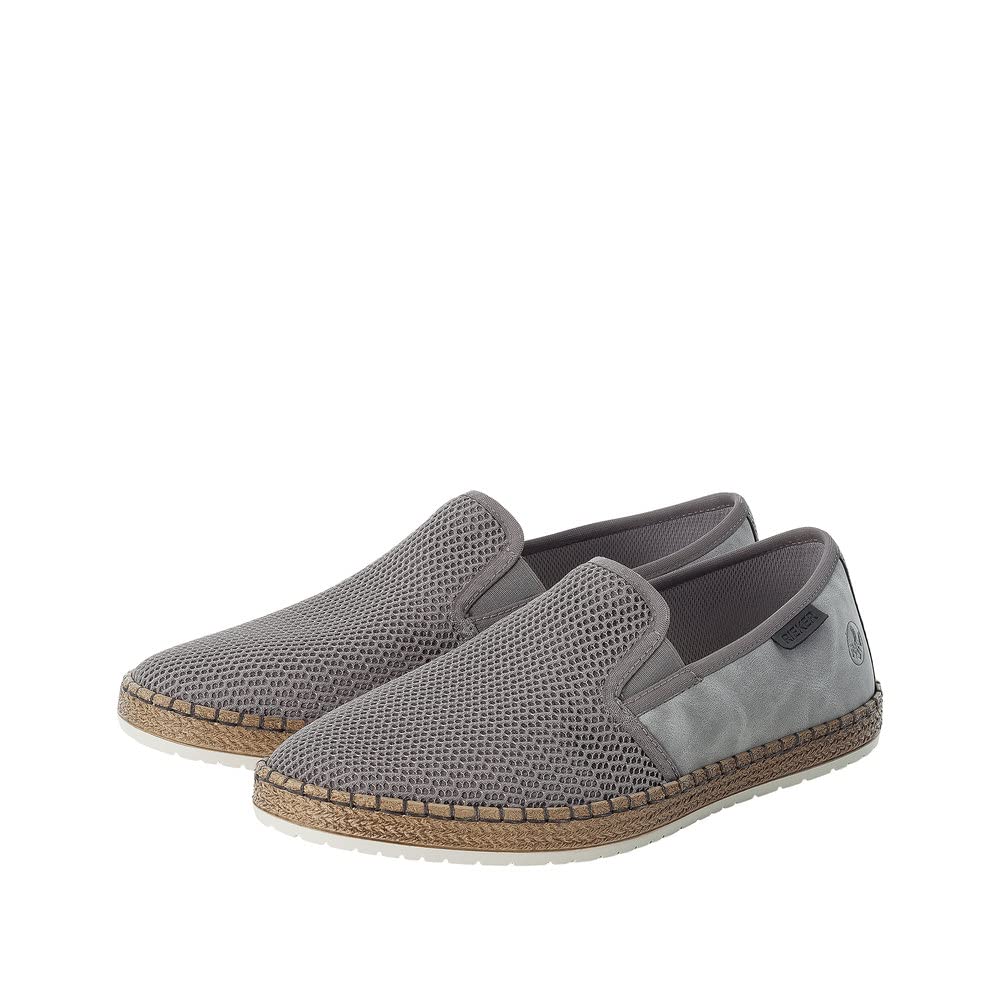 Rieker Herren Slipper B5265-65 Weite Breit Pull-on