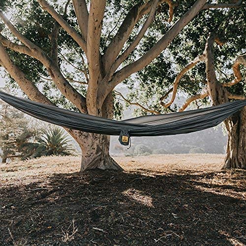 Wise Owl Outfitters Camping Hammock - Lightweight, Portable Hammock W/Tree Straps - Outdoor Hammock For Beach, Hiking, Backpacking And Travel, Grey #TOP4