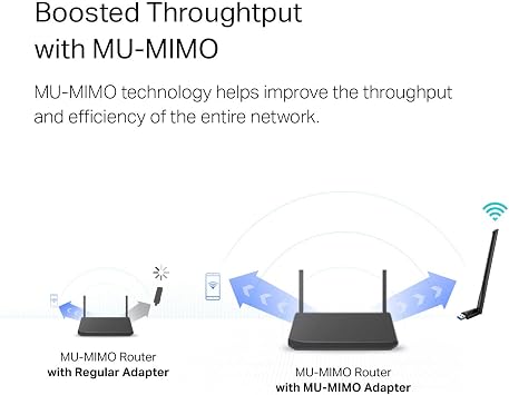 TP-Link USB WiFi Adapter for Desktop PC, AC1300 USB 3.0 Wireless Dual Band Network Adapter with High Gain Antenna(Archer T3U Plus), MU-MIMO, Windows 11/10/8.1/8/7/XP, Mac OS 10.9-10.15