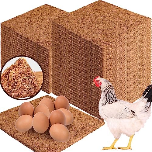 Tanlade Chicken Nesting Pads 50 Pack Chicken Coop Bedding