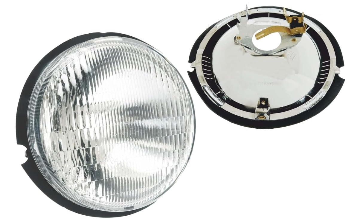 Gruppo Ottico Anteriore Originale SIEM 135mm Completo Di Portalampada COMPATIBILE CON Vespa PK 50 - PK 50 XL - PK 50S - RUSH - N