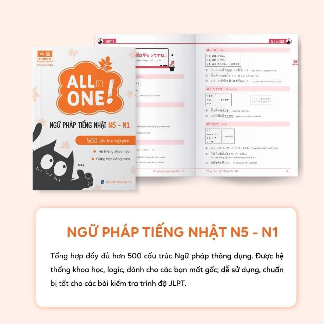 ALL IN ONE 日本語能力試験　５冊セット　プレゼント付き　ベトナム語版 ALL IN ONE 日本語能力試験 5冊セット プレゼント ベトナム語版