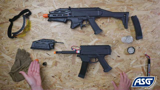 Amazon.com : CZ Scorpion EVO 3 A1 AEG Airsoft Rifle - Empty Mag