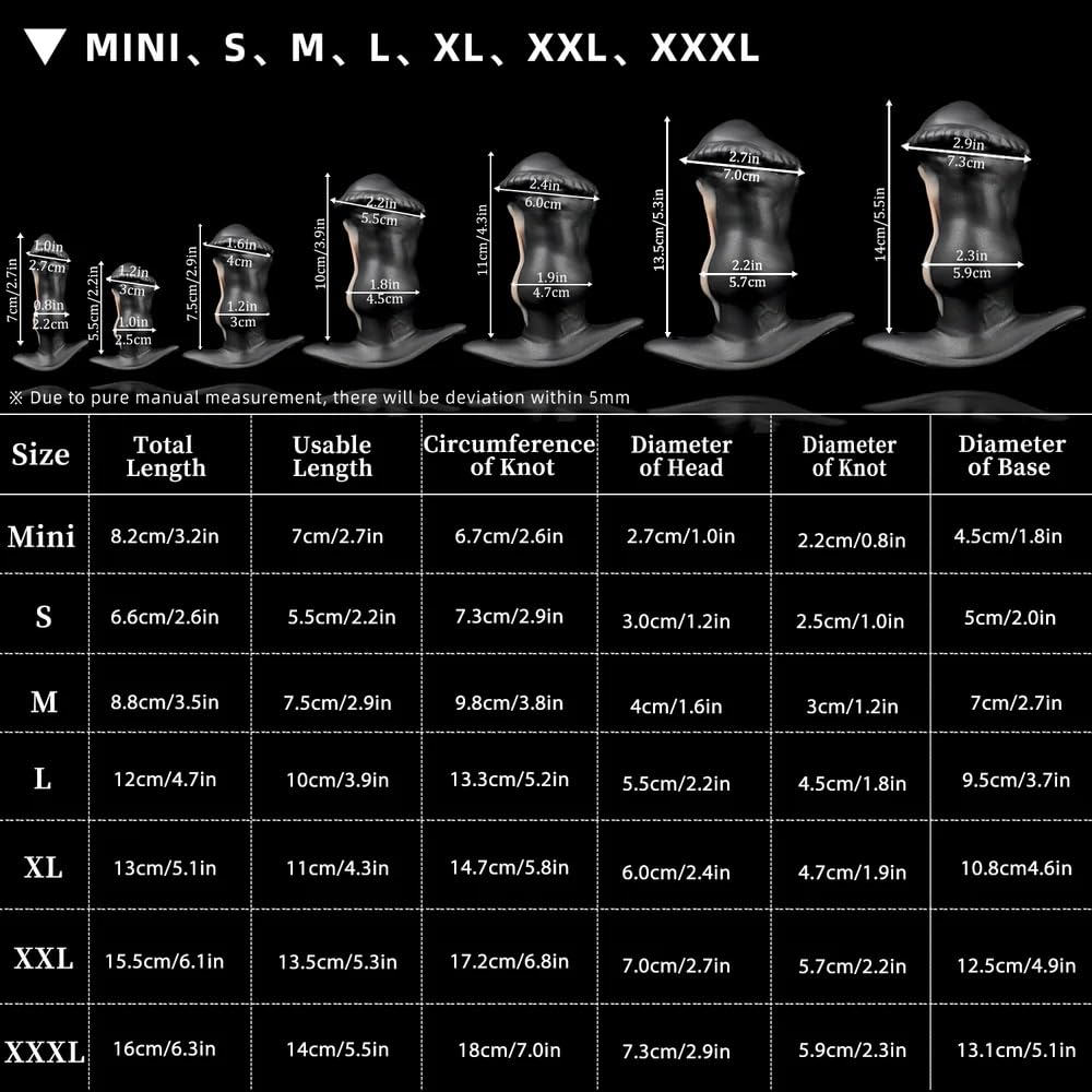 1.9" Diameter Thick Anal Plug Nothosaur「IPONY」Strap-on Wearable Adjustable with Hands-Free Anal Training Set Sex Toy,