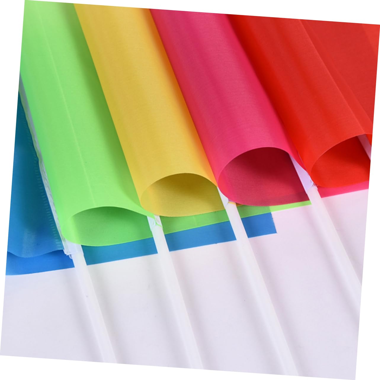 Sewroro 10 Bandiere Portatili Bianche Fai-da-te 20x30 Cm Con Asta 40 Cm – Antiscivolo, Per Eventi Sportivi, Gare E Segnalazione Del Traffico