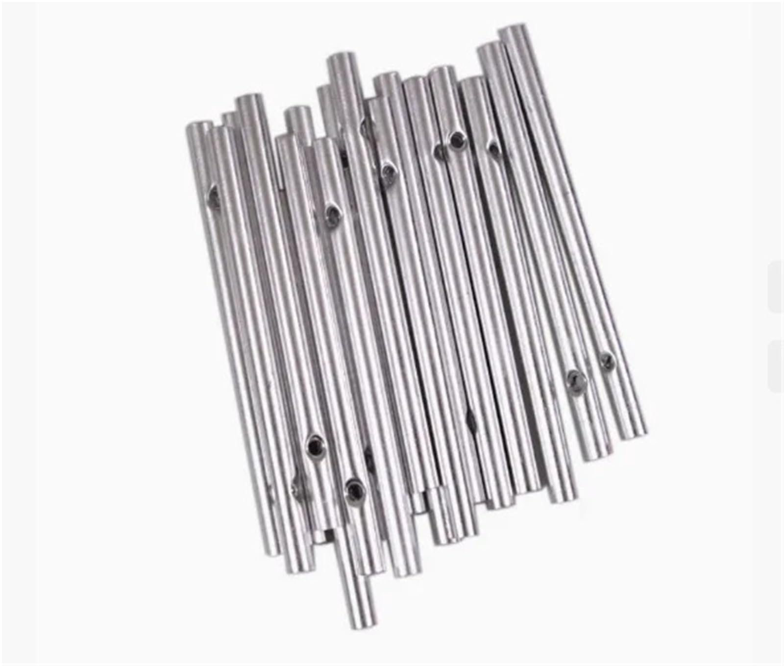 Aluminium Wind Chime Tubes 100pcs 5mm x 70mm Wind Chime Tubes Hollow DIY Craft Pipes