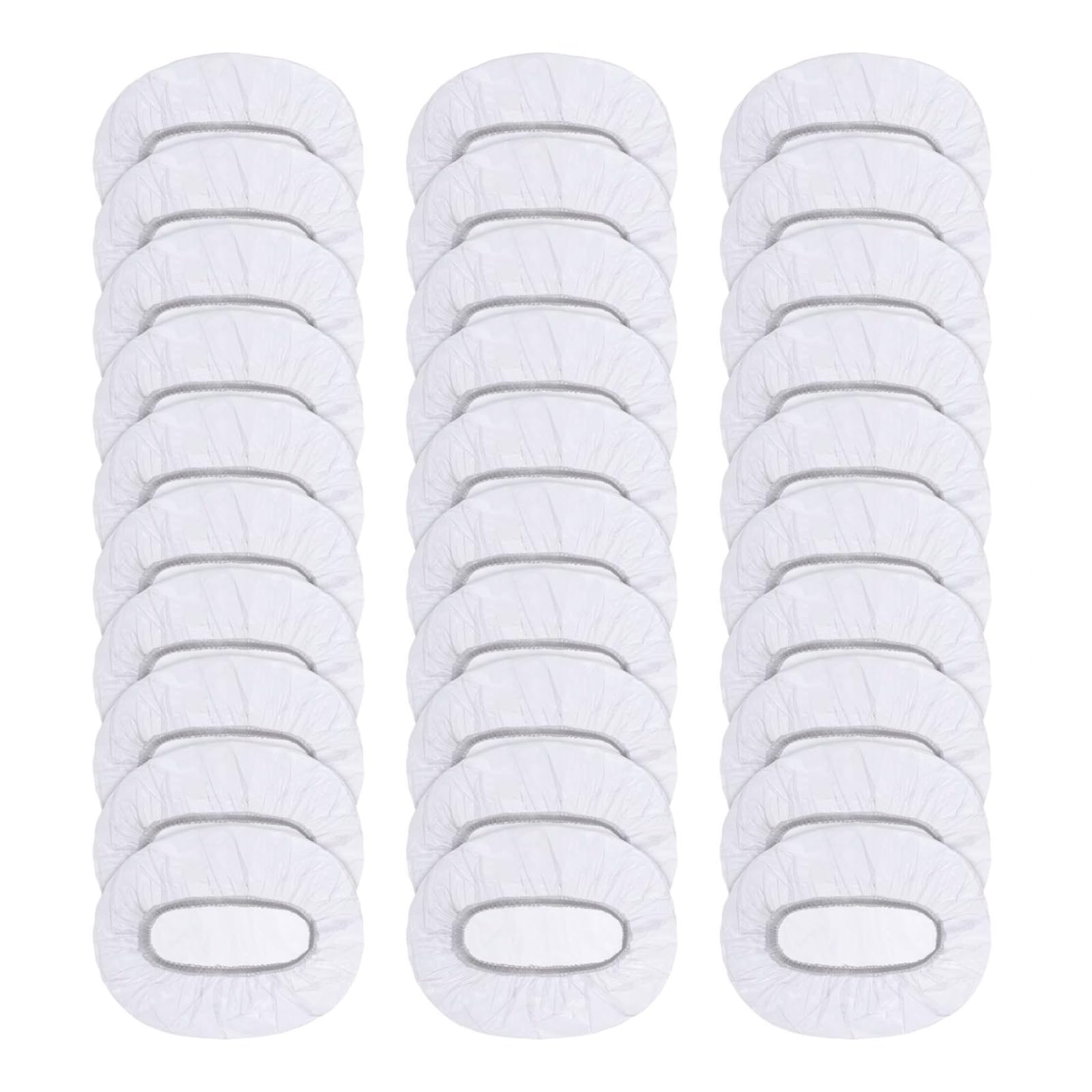 Hair Line Professional Waterproof Ear Protector Covers Caps for Dust Oil Hair Coloring Dye Stains Shampoo Washing Spa Bathing Shower Swimming_100 Pcs-image-48