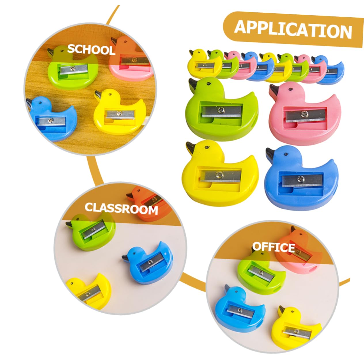 NUOBESTY 96pezzi Temperamatite Adorabili Per Design Creativo Compatti e Facili Da Usare Per Scuola e Trasporto
