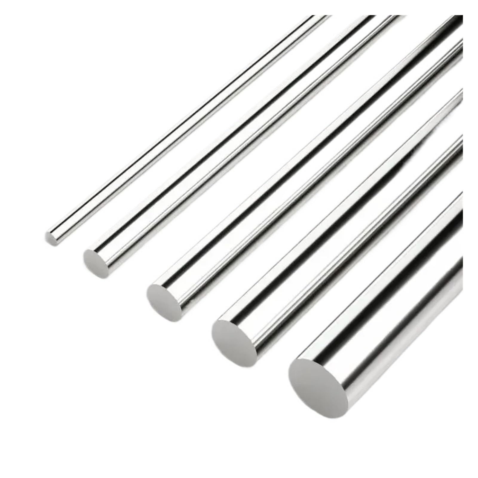 Ejes lineales de Acero Inoxidable, Varilla de Acero Inoxidable 304, diámetro 3 a 10 mm, Longitud 100 a 500 for maquetas Coches Bricolaje(200mm,6mm)