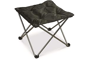 Guide Gear Camping Chair Foot Stool - Outdoor Folding & Portable Footrest