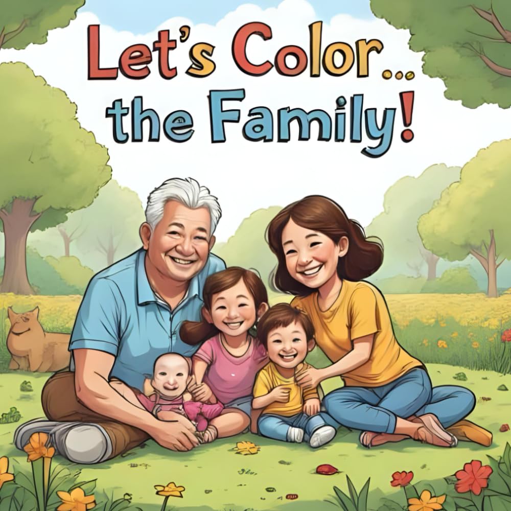 Learn About Family Through Fun and Easy Coloring Pages for Toddlers and Preschoolers: A Fun Coloring Book to Learn About Families in Nature — From People to Plants and Animals!