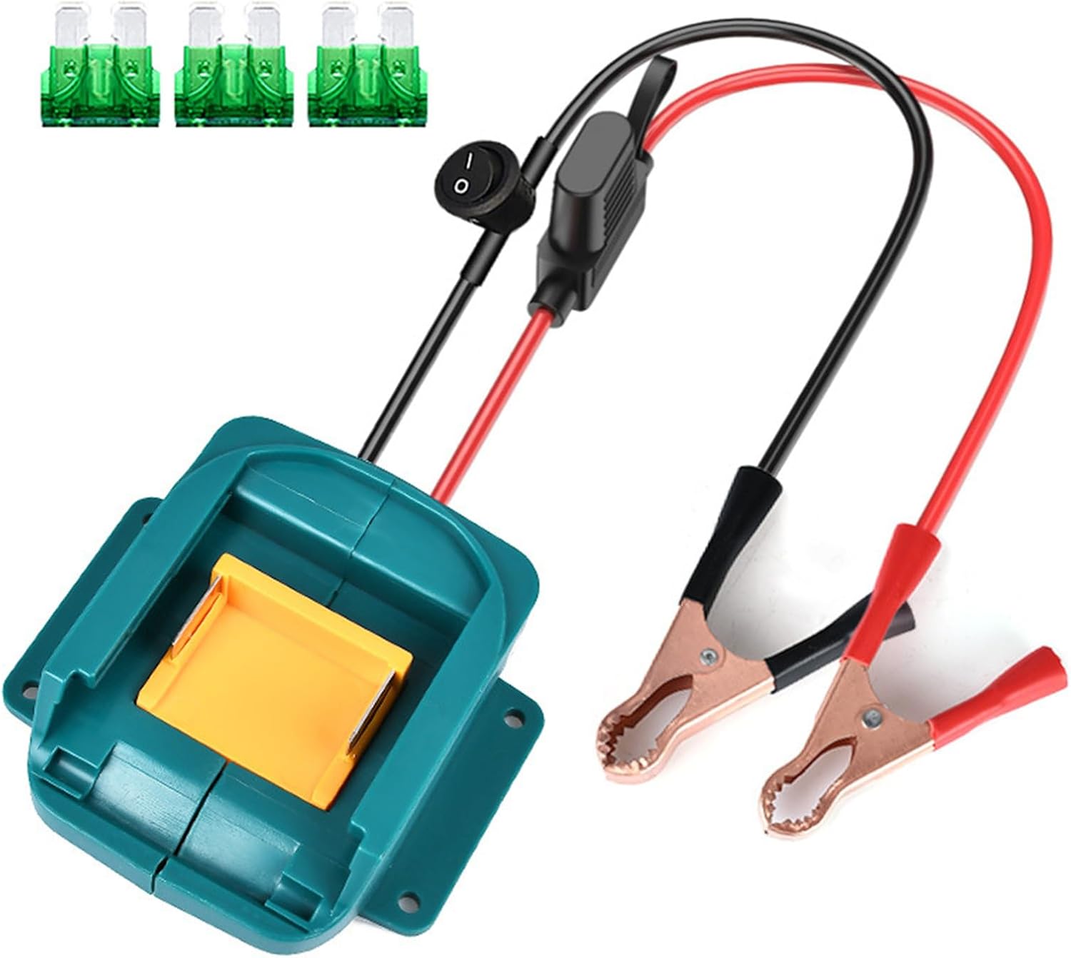 Lightweight High Powered Vehicle Emergencys Jump Starter with Built in Protective&Charging Capabilities for Phone Tablet Long Lasting Cable Connector