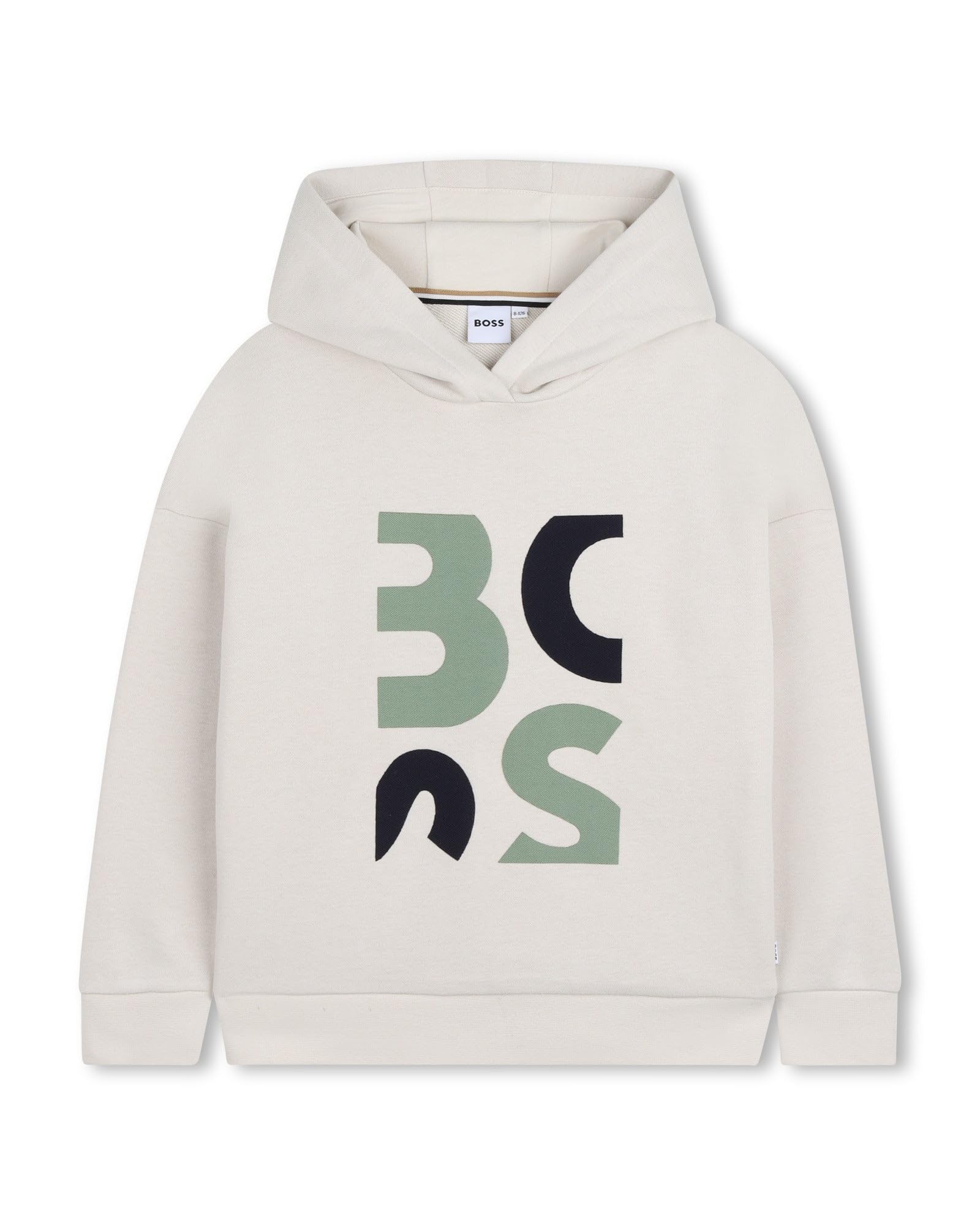 Boss Sudadera con Capucha para niño, Beige, 5 años