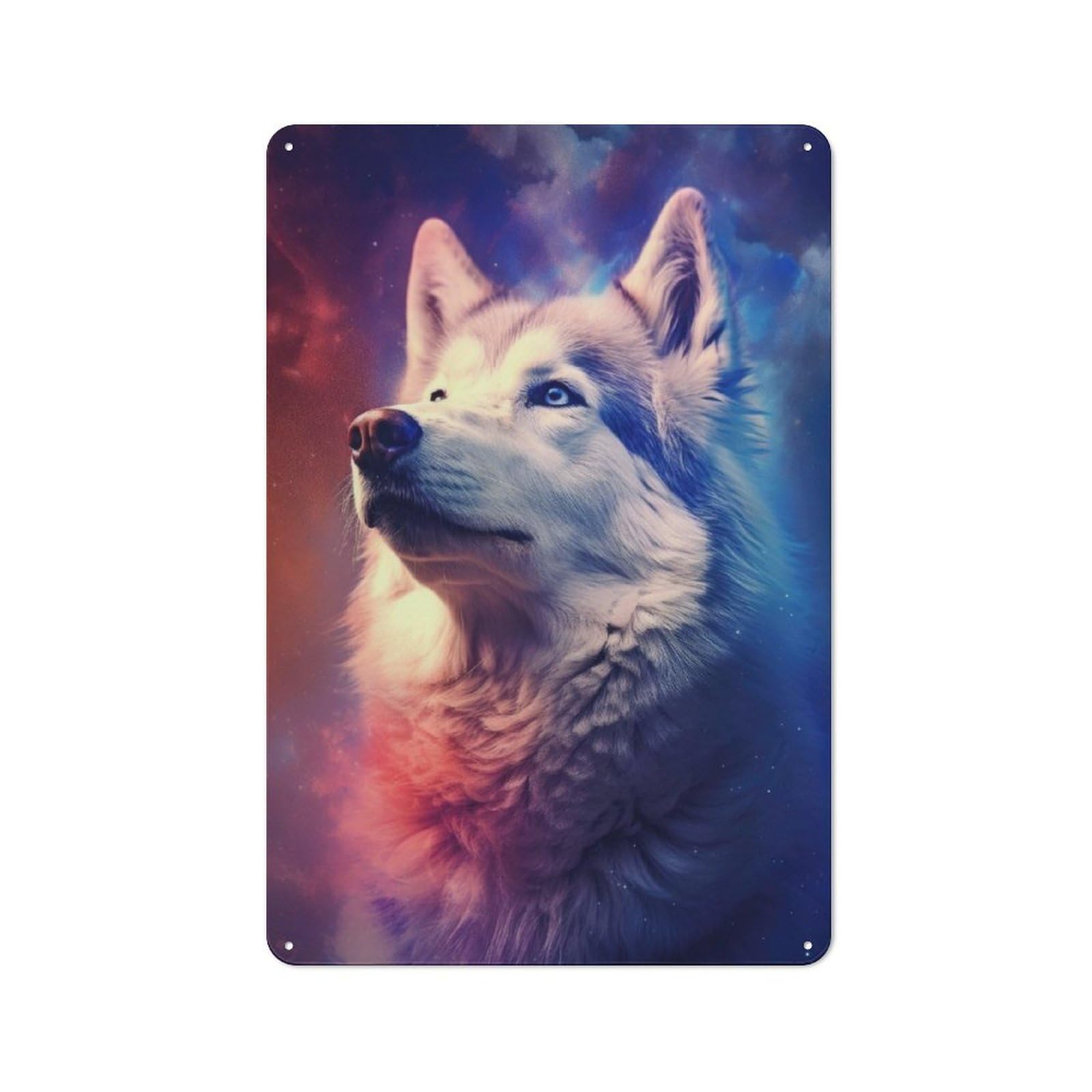 Junmoney Husky Dogs For Garden Room Or Summerhouse, Retro Tin Sign 30X20cm, Suited To Wall Displays In Garden Rooms And Summerhouses