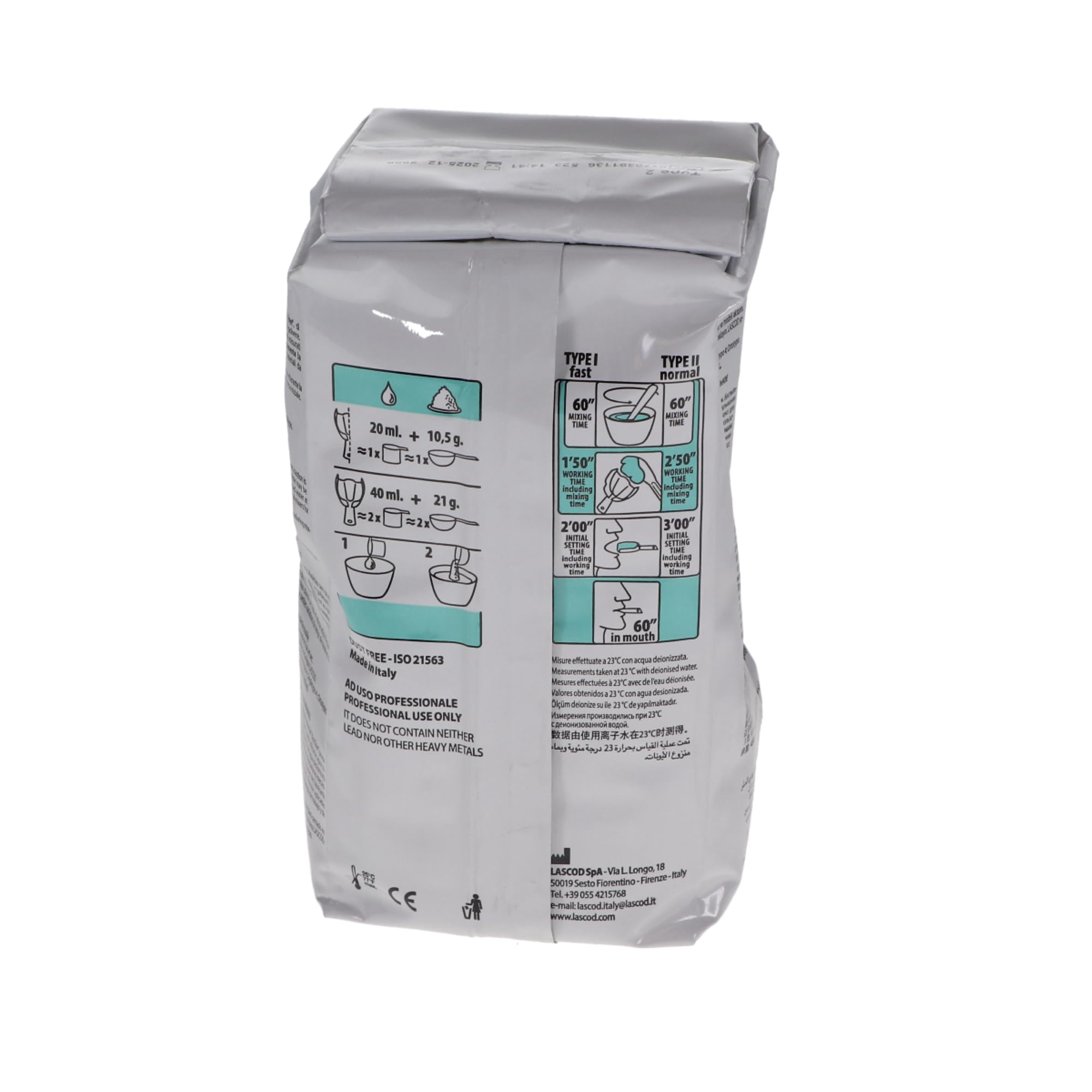 Parkell S400 Triphasix Chromatic Alginate in Canister with Measuring Scoop, Trial Pack, 1 lb.