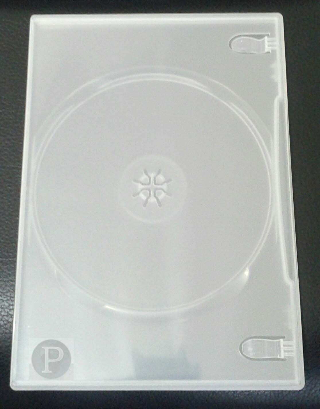 50 Custodie per DVD Trasparenti con Costola da 7mm per un Singolo DVD