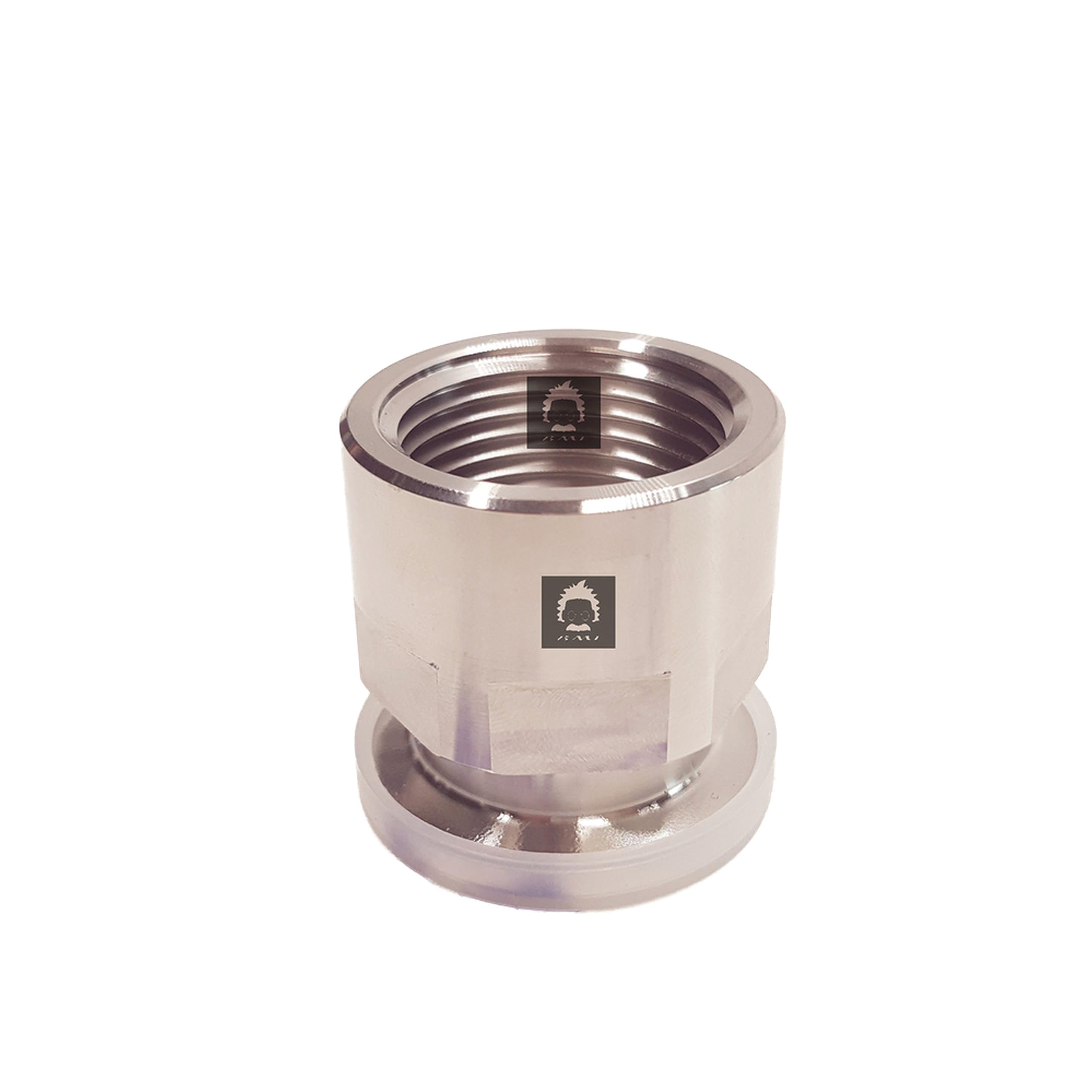 bmotiontech FNPT to KF25 Flange Fitting (ISO-KF KF25 QF25 NW25) US NPT Thread Standard (1" FNPT x KF25)