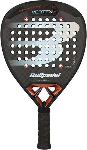 BULLPADEL Padel Racket Vertex 04 2025 Juan Tello | Professional Diamond Shape Pala Padel | Xtend Carbon 12K & MultiEva Core | Curvaktiv & Air Power Frame Technology | High Power & Control | Vibradrive