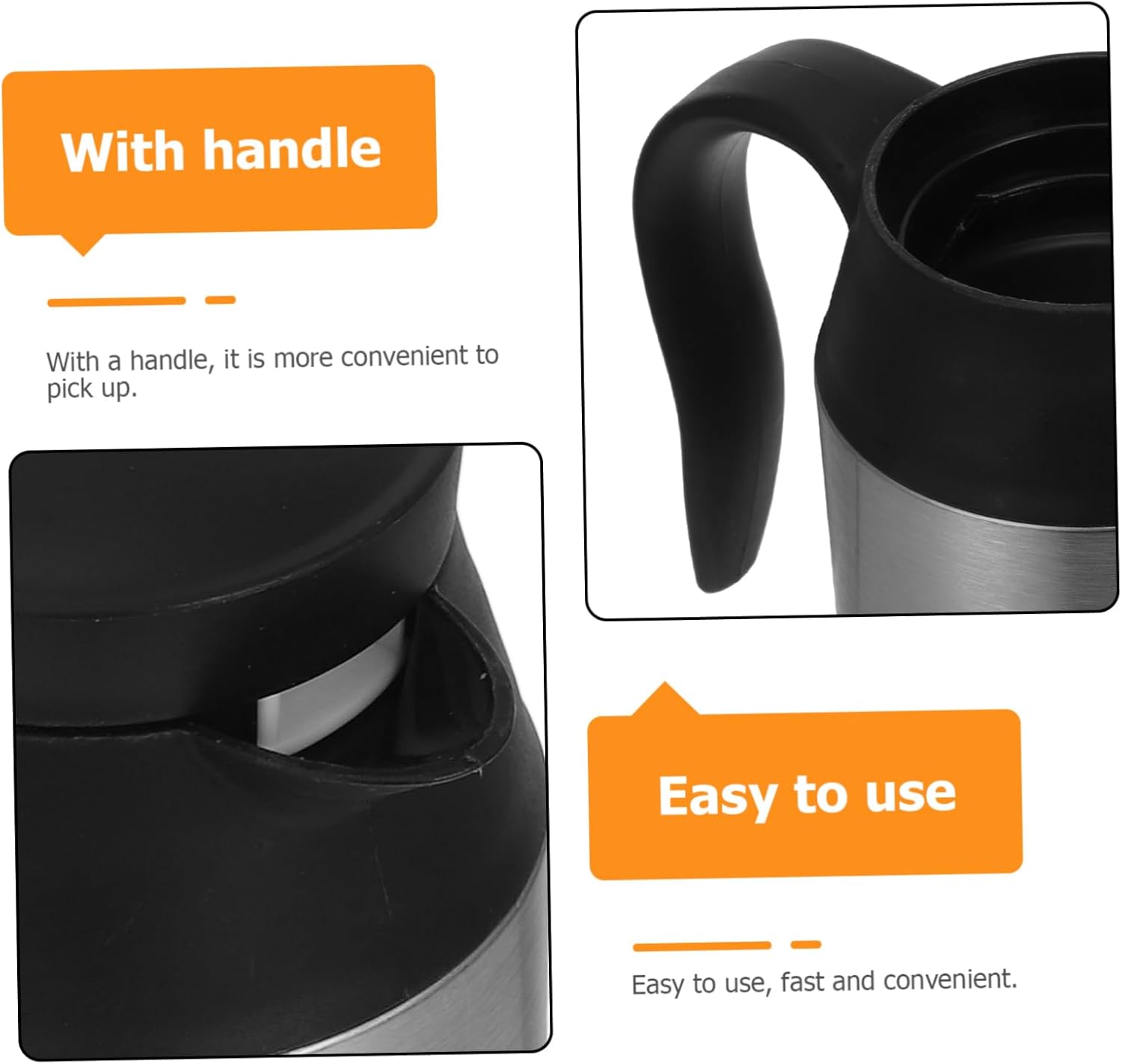 Zerodeko Truck Water Kettle Electric Tea Kettle Hot Water Boiler Large Capacity Stainless Steel Compact Design