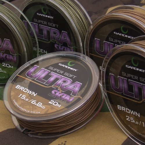 Gardner Tackle Ultra Skin Coated Hooklink - Carp Tench Bream Coarse Fishing Line