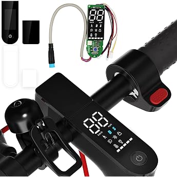 Scooter Dashboard with Bluetooth V2.0 with 3 Connection Cables Dashboard Board + Cover Compatible with Xiaomi M365Pro Pro2 Electric Scooter - Universal Version
