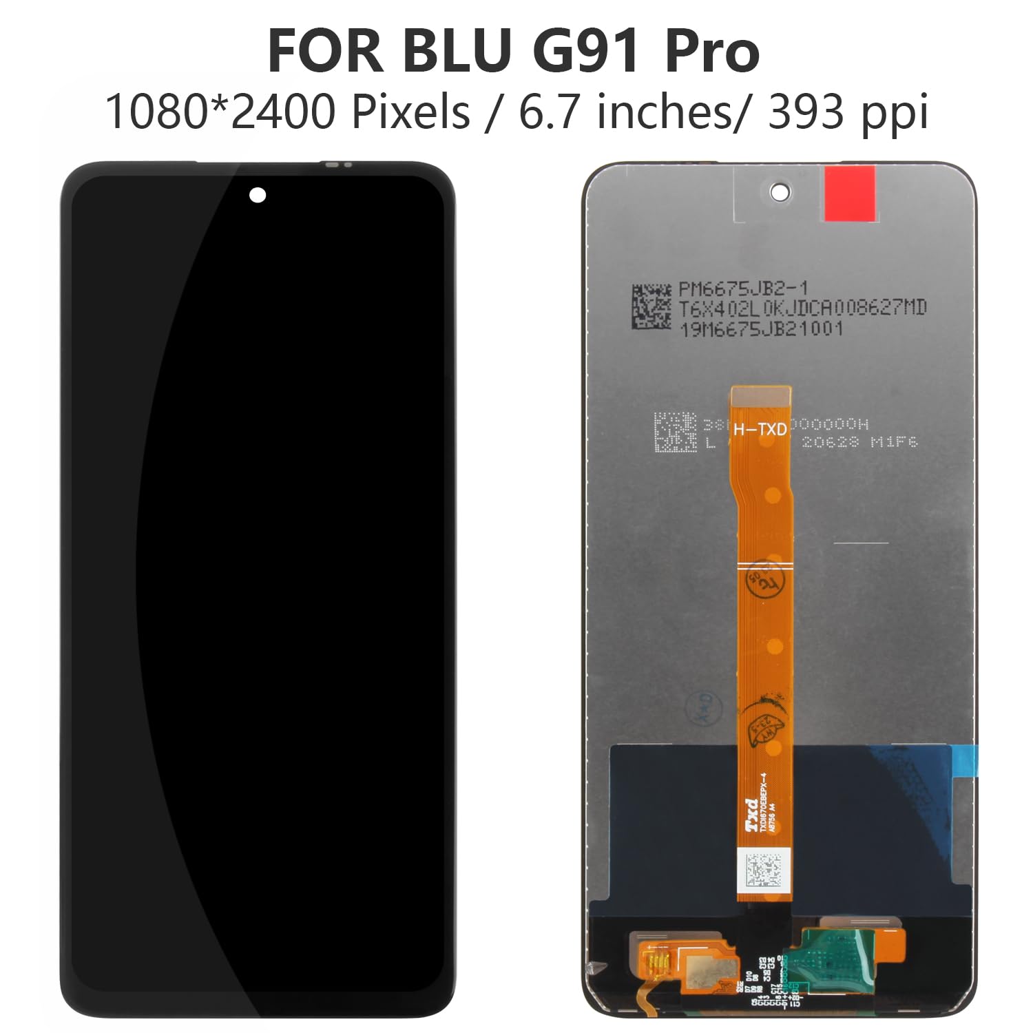 Vetro Display + Digitizer Per BLU G91s / G91 Max &ndash; Ricambio Originale G0690WW