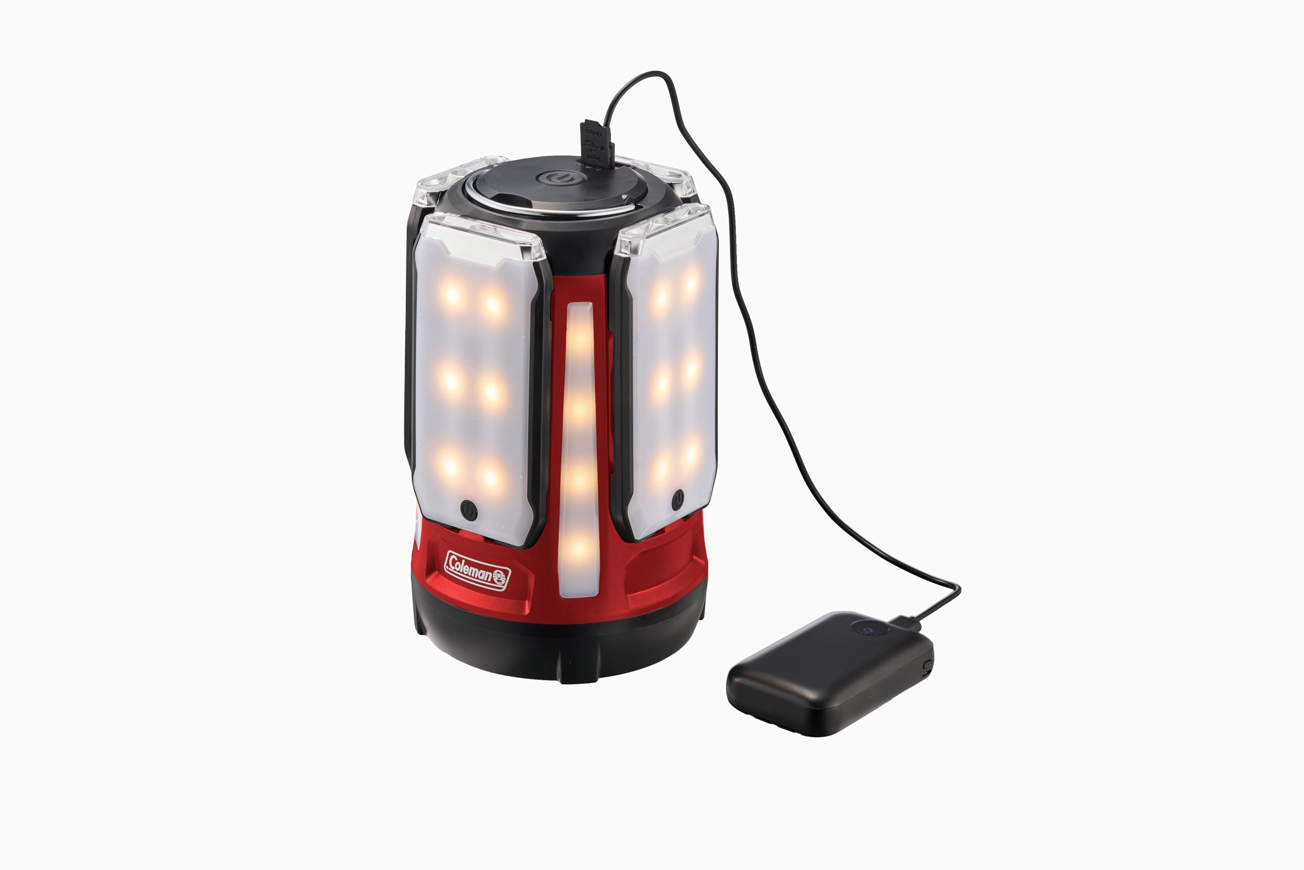 Coleman Quad Multi Panel Lantern Plus (Red) : Amazon.in
