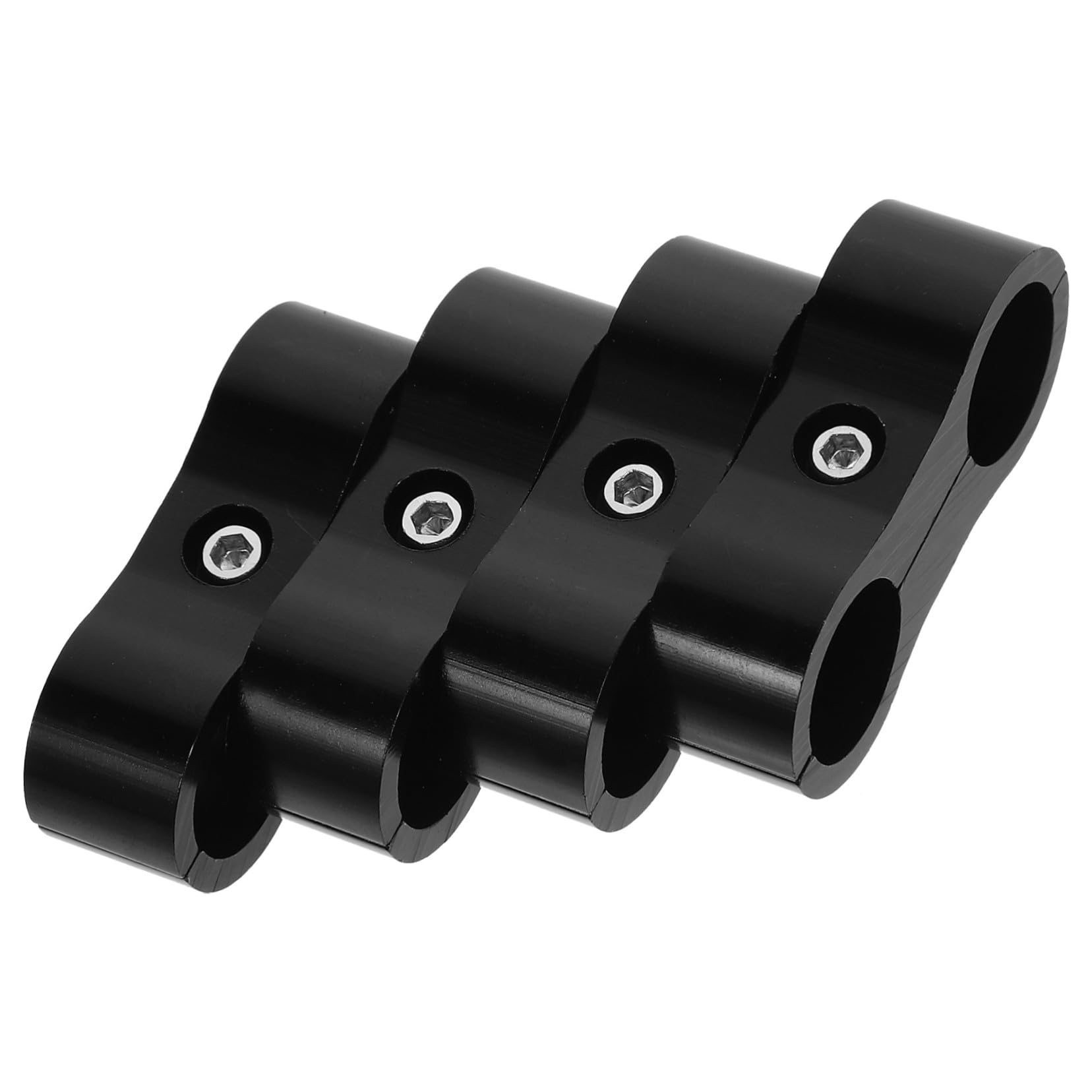Abrazaderas de manguera de aluminio negro: fijación fiable y fácil de instalar para coche