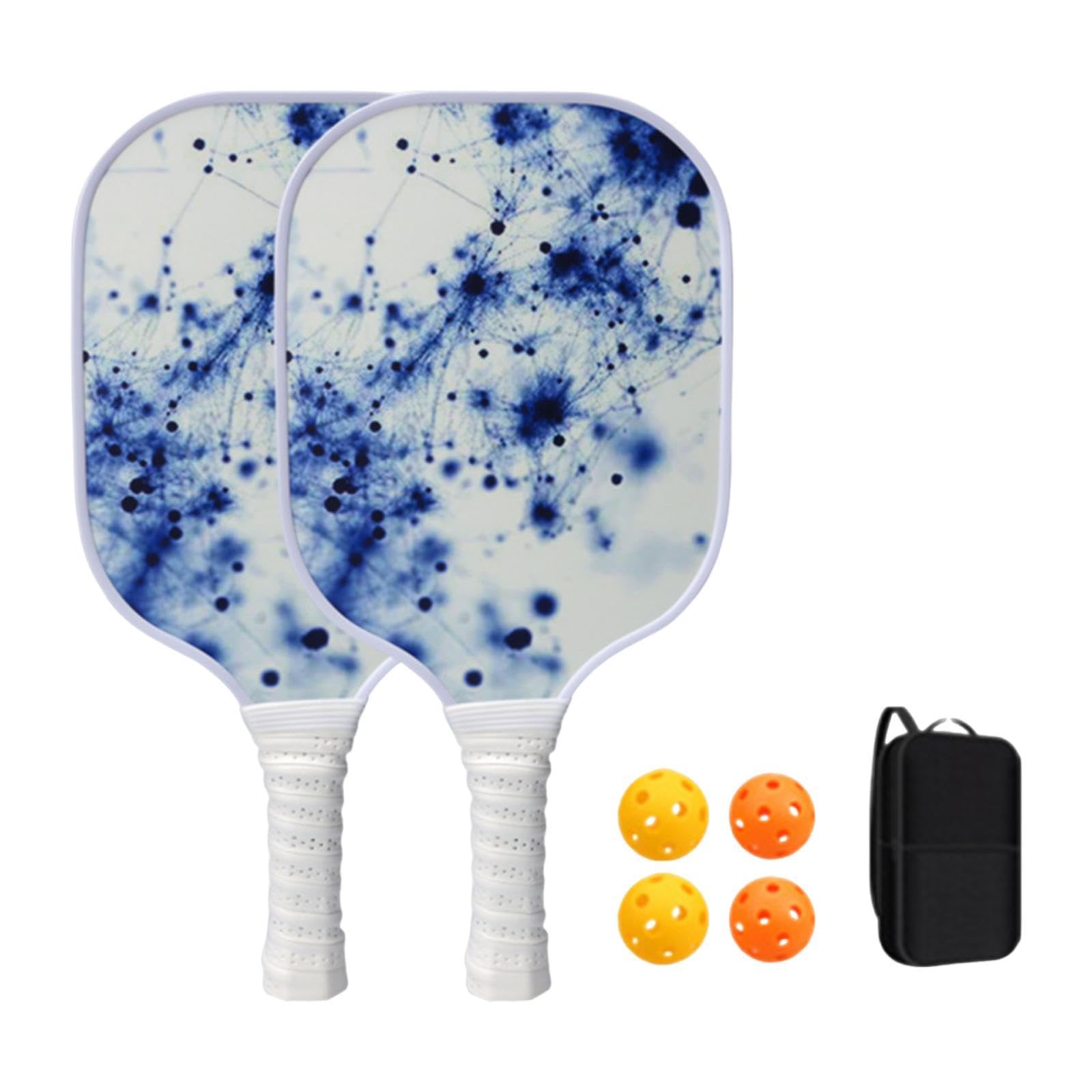 2Pcs Pickleball Paddles Comfort Grip with Cover Bag for Adults Kids Beginner A-image-44