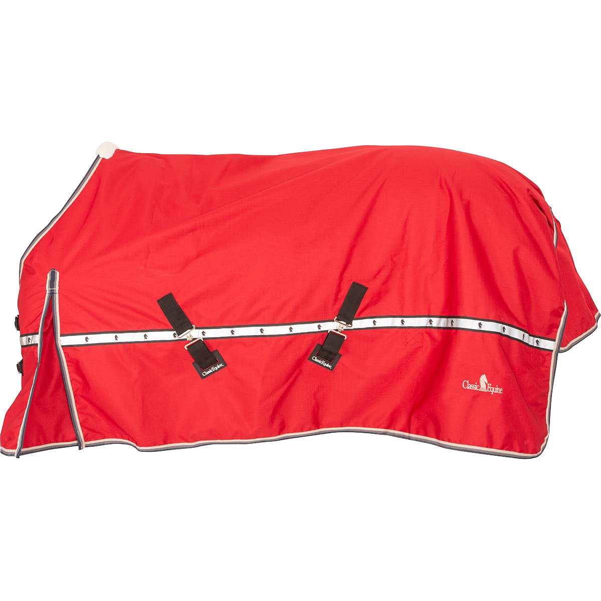 Couverture d'hiver Classic Equine 5K Cross Trainer rouge piment taille XL pour cheval
