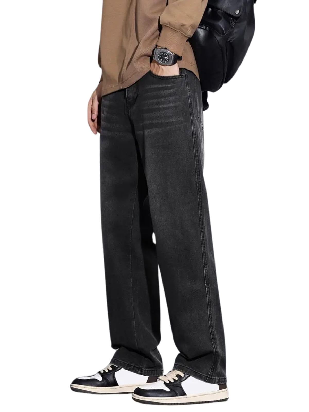 greciilooks Men Jeans Pants | Denim Jens | Baggy Sty for Man | Regular Fit's | Mid RiseLoose Fit & Stylish Jeans for Men's-picture-35