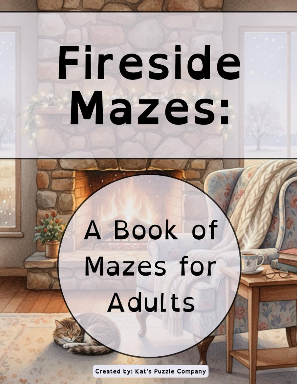 Fireside Mazes: A Book of Mazes for Adults (Cozy Seasons Maze Collection)