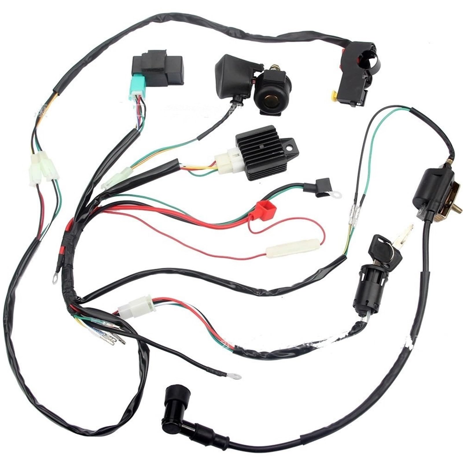 Motocicleta todoterreno ATV 50 70 90 110CC para Sistema de encendido con arnés línea completo CDI