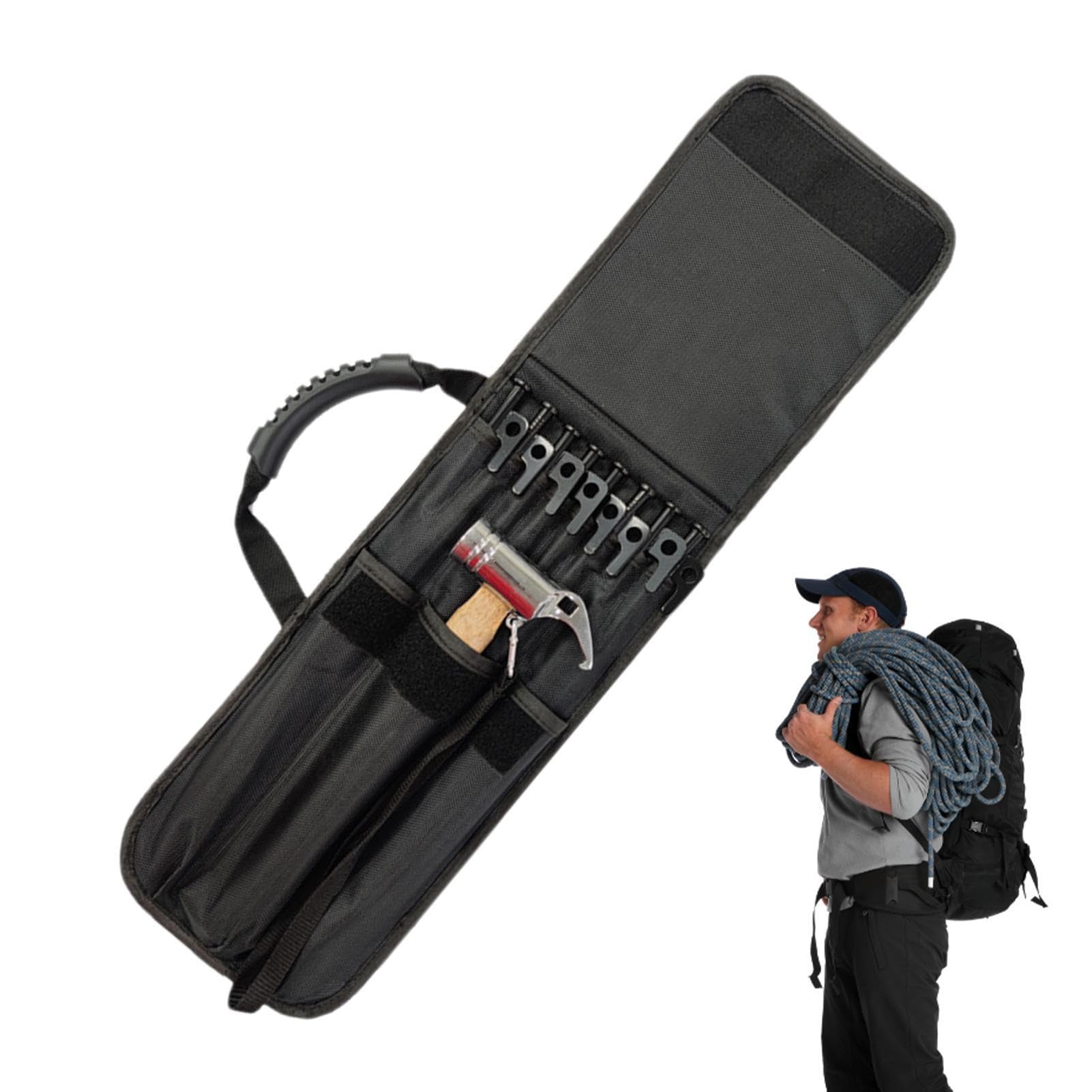 Picchetti da – Borsa porta asciugamani Oxford per picchetti – Borsa professionale per martello per escursioni, picchetti da portatile per escursioni, picnic