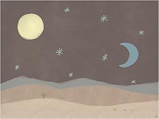 Trademark Fine Art Canvas Wall Art - Line and Brush 'Calm Desert Landsca...