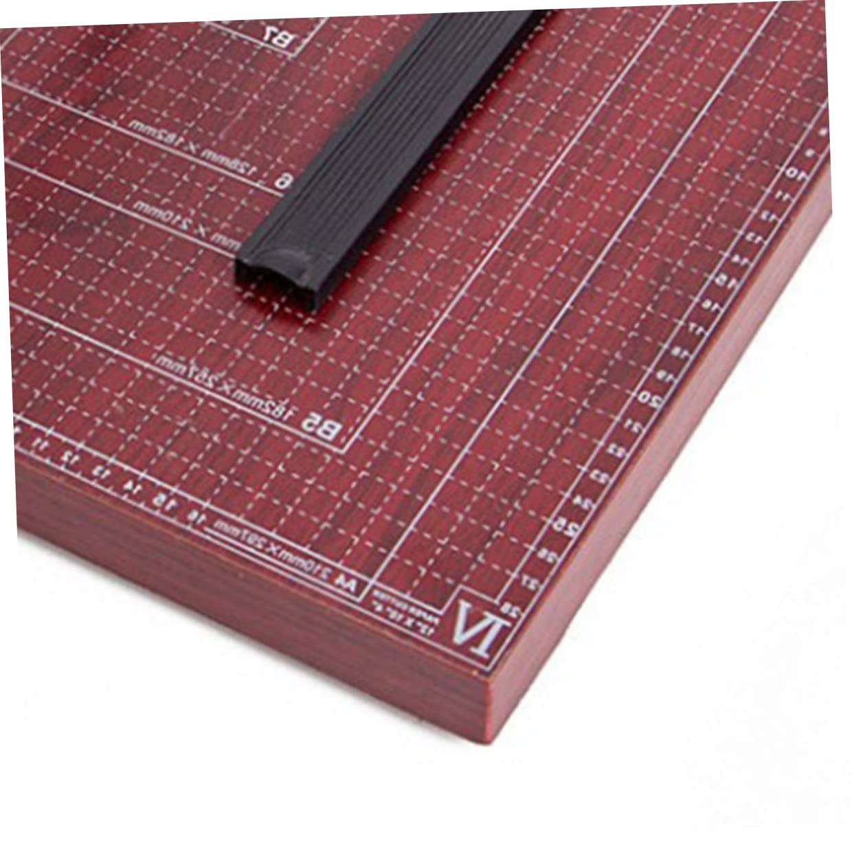 Lurrose Taglierina per Carta Taglierina per Carta Fotografica Ghigliottina con Base in Metallo Robusta Taglio Preciso per Ufficio e Casa Meccanismo di Blocco Automatico