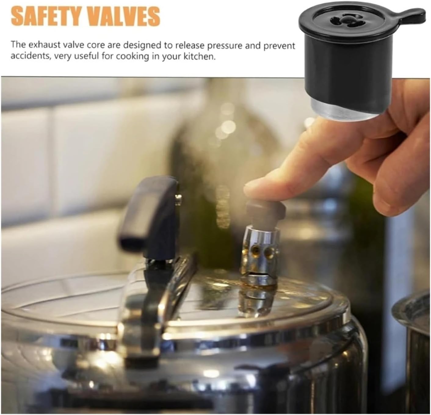 Steam Release Valves Multifunction Pressure Cooker Steam Release Handle Cover