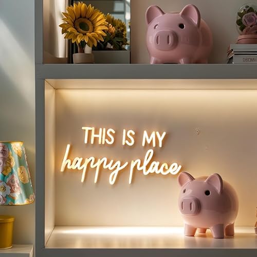 Miniatura 10 de Letrero de neón con cara sonriente, letrero de neón para decoración de pared de habitación de adolescentes y niñas, letreros de luz LED para