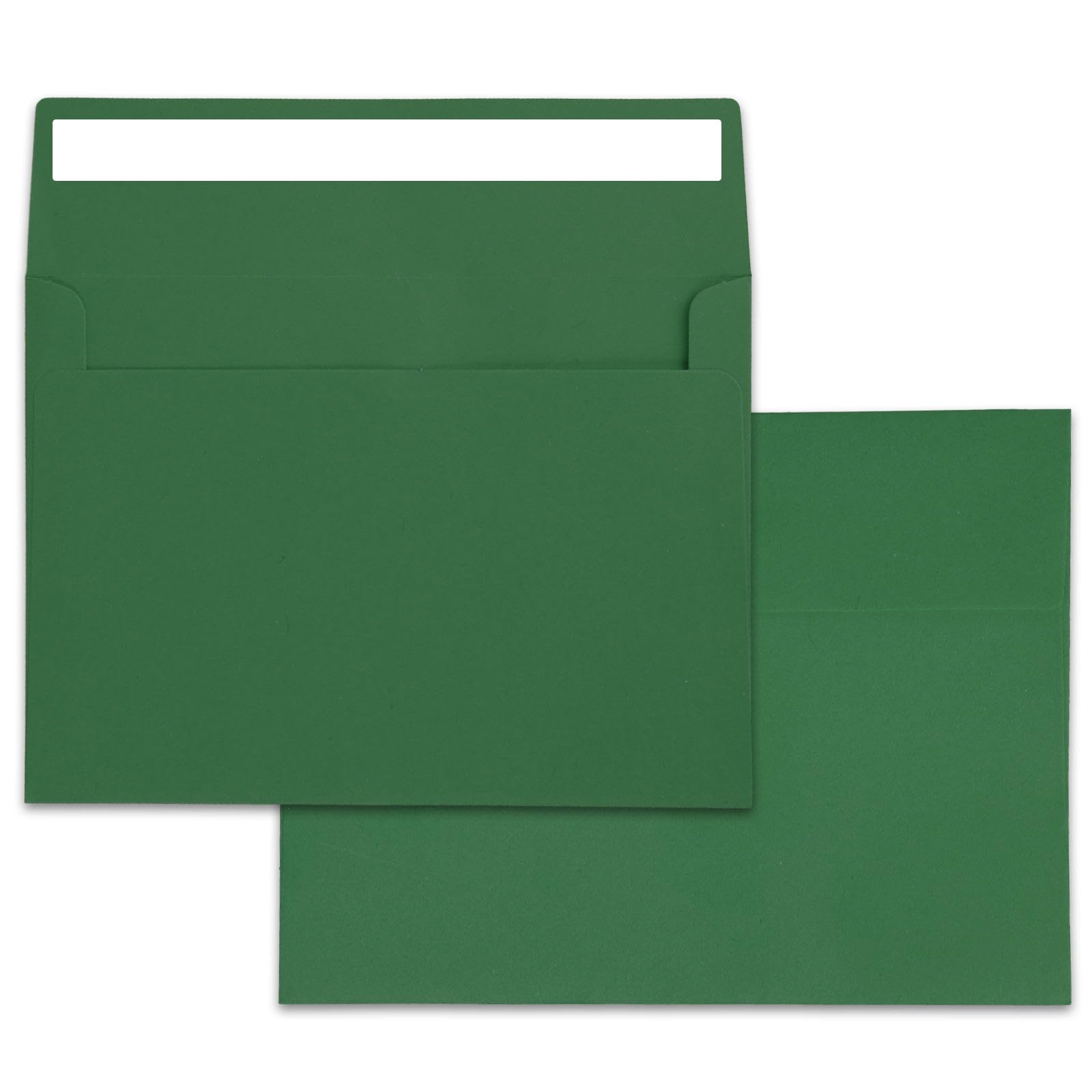 Paquete de 50 sobres de invitación, sobres de postal, sobres A2 verdes, sobres para invitaciones, sobres para tarjetas de 4.5 x 5.5 pulgadas, tarjetas de felicitación, sobres autoadhesivos para fotos