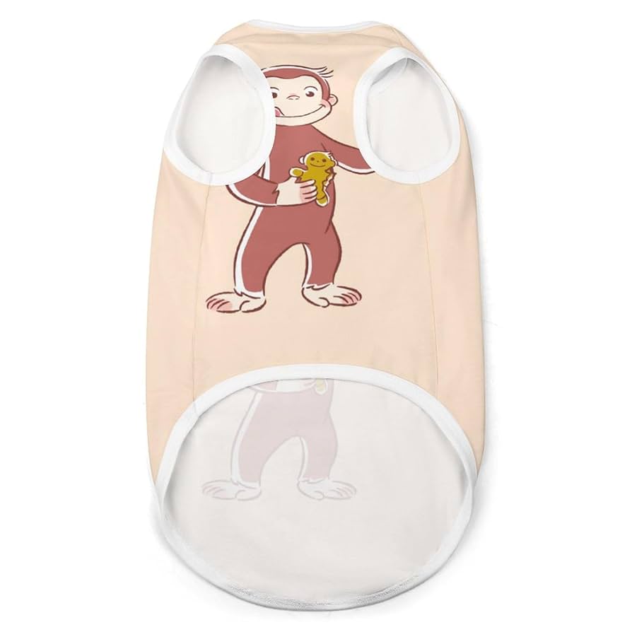 Amazon.co.jp: ペット服 おさるのジョージ 犬服 ペットウェア T