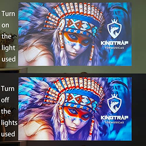 Mini Projector, Native 1080P Portable Projector Kids Projector Outdoor Home Theater Movie Projector With Hdmi/Usb/Sd/Av For Ios/Android/Windows/Ps5/Computer/Tv (Yg500) #TOP5