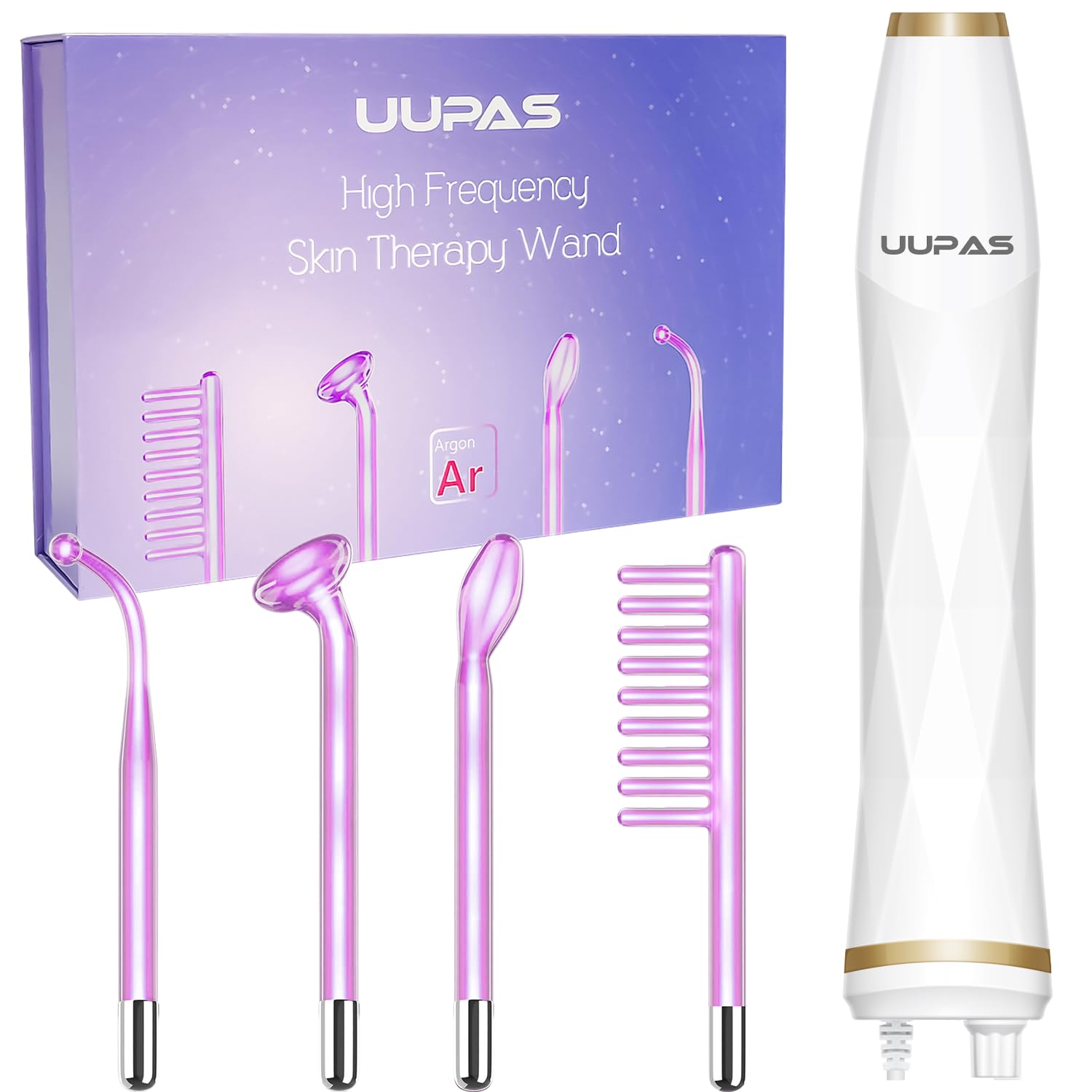 High Frequency Skin Therapy Face Wand Facial Machine