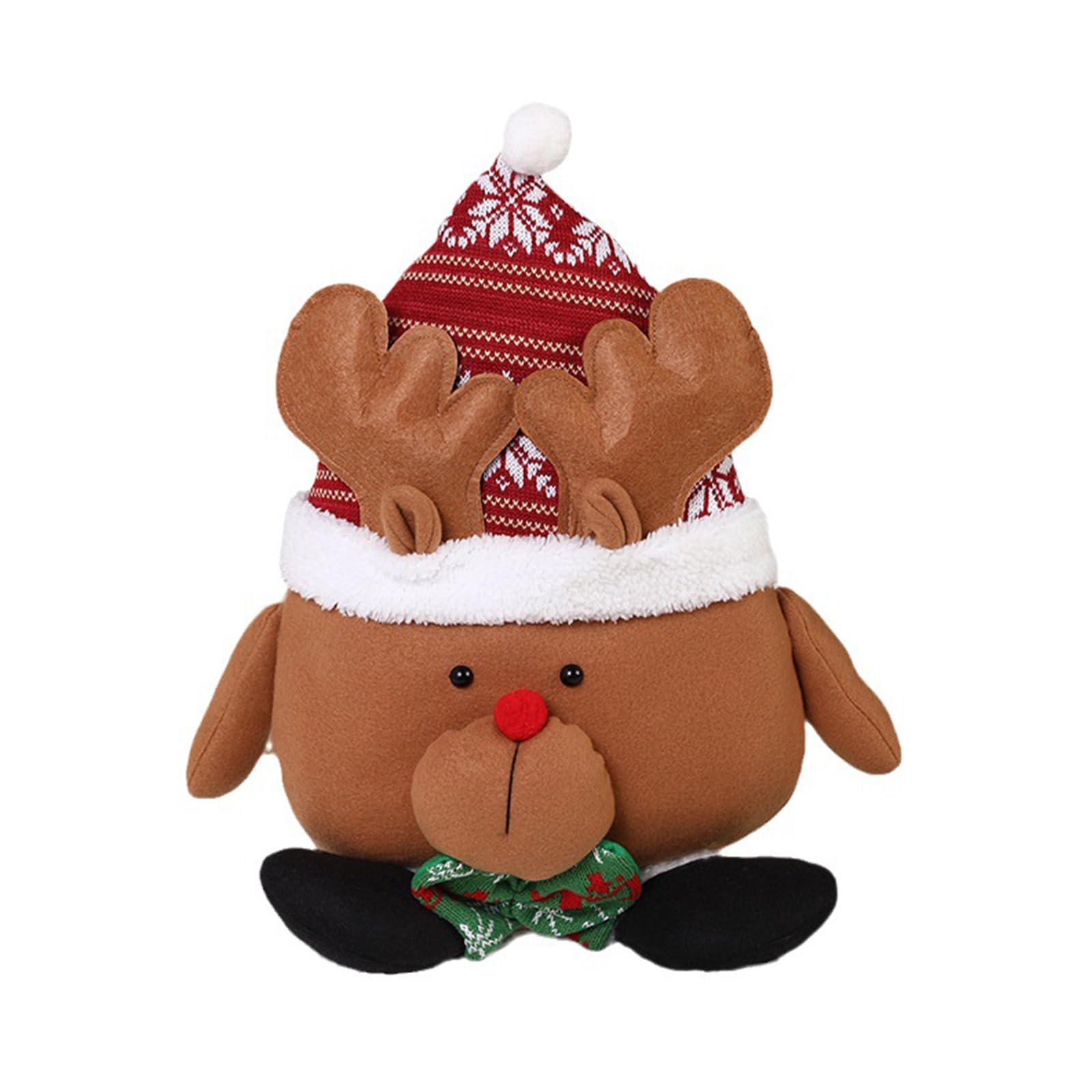 Yhplxyuus Santa Doll Stuffed Animal Christmas Toy Figure Soft Comfortable Santa Doll Early Education Toy Home Decors Stuffed Animals for Girl