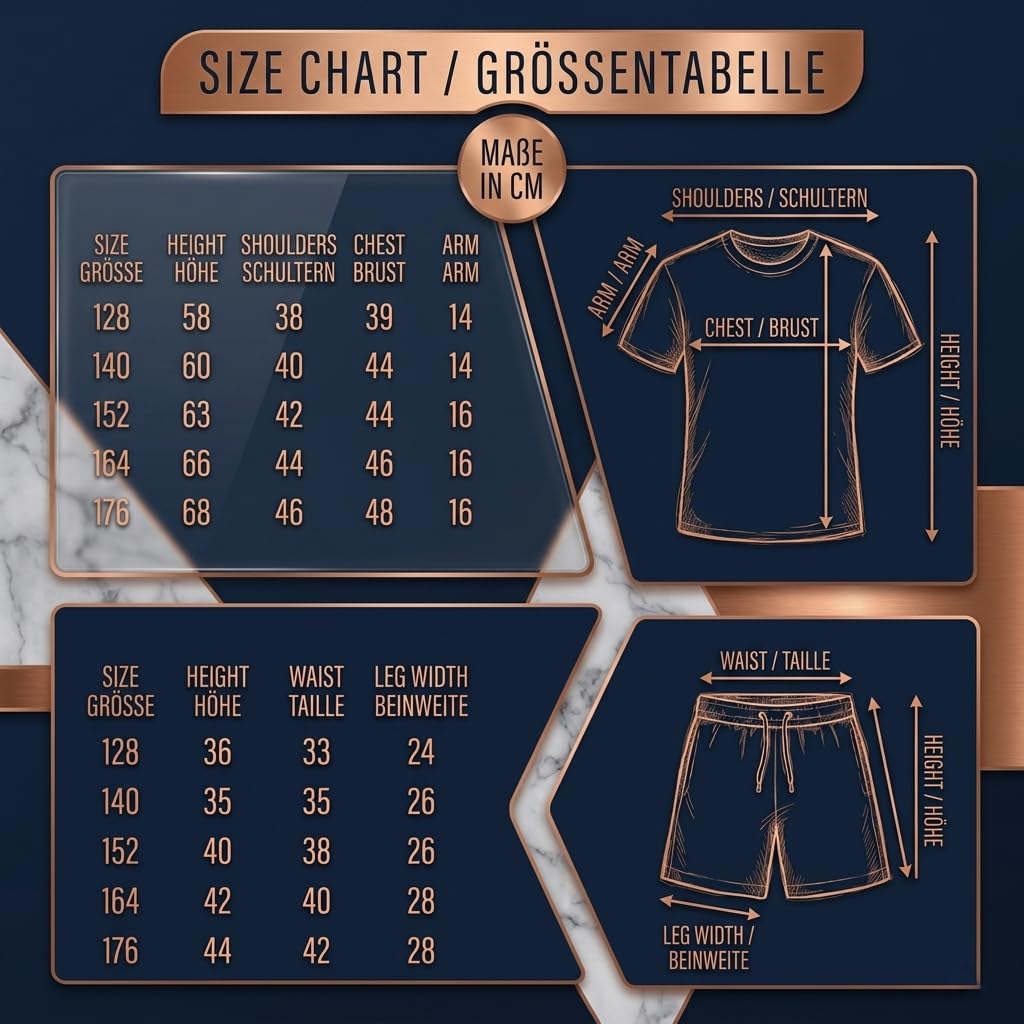 Generisch No.10 Kinder Fussball Trainingstrikot Komplett Set mit Knieschoner Jungen 4-14