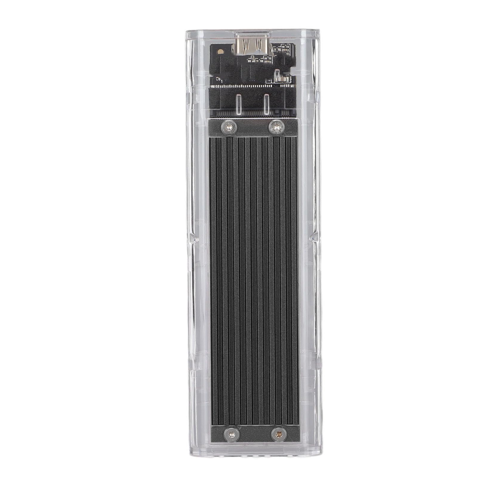 Vikye Adattatore per Disco Rigido Esterno Trasparente, Convertitore USB 3.1 Gen2, 10 Gbps, velocità di Trasmissione Reale di 10 Gbps per Giochi su Larga Scala (BLACK)
