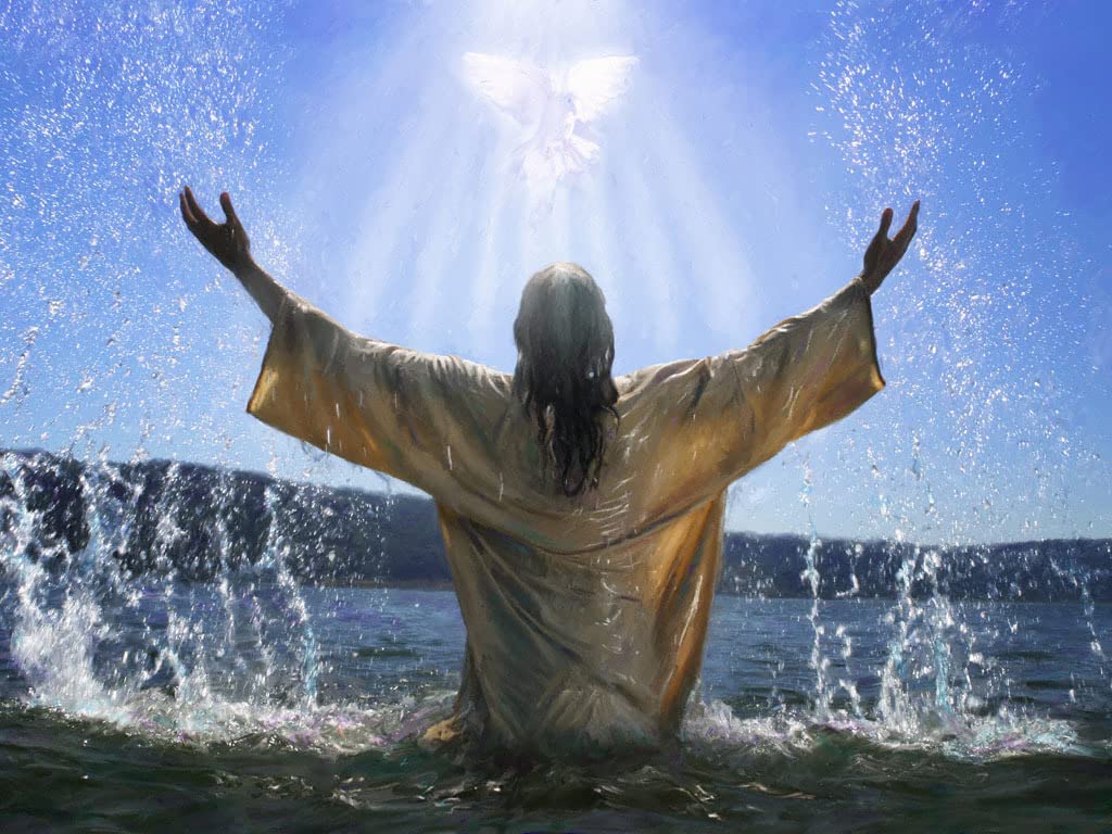 Holy Water from Jordan River certified by the Baptism Site Commission, Beige
