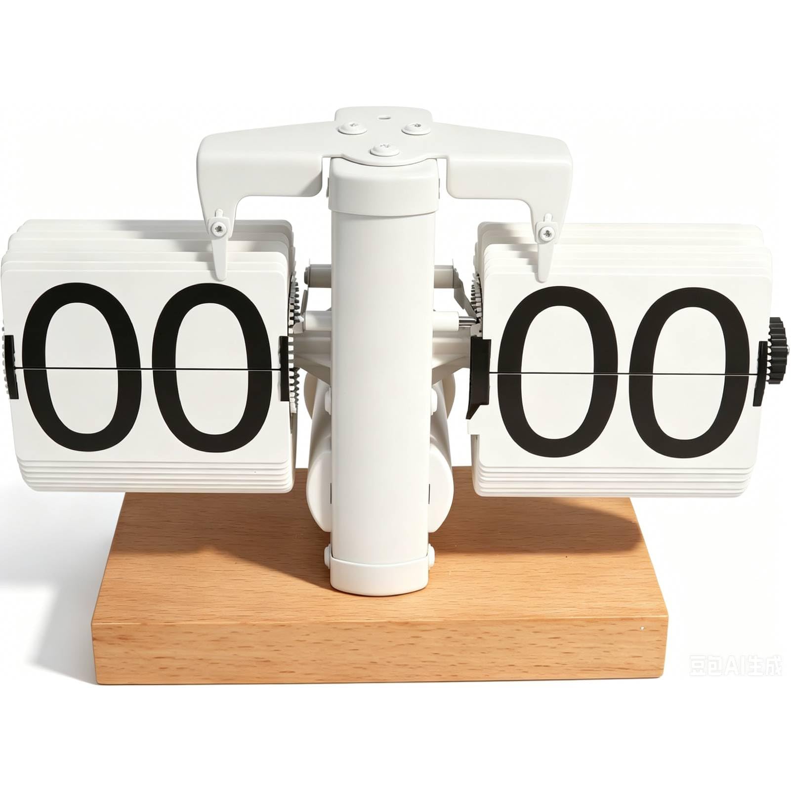 Reloj abatible con bateria retro para estanterias de salon y oficinas modernas