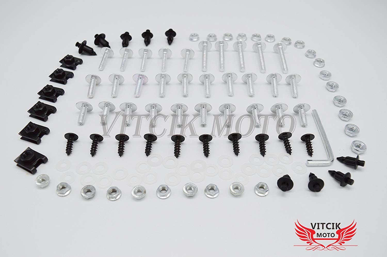 Kit Bulloni Carenatura Completo Per Yamaha TMAX 500 2008-2012 | Viti In Alluminio Oro/Argento | HutaoMoto